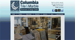 Desktop Screenshot of columbiatileandmarble.com